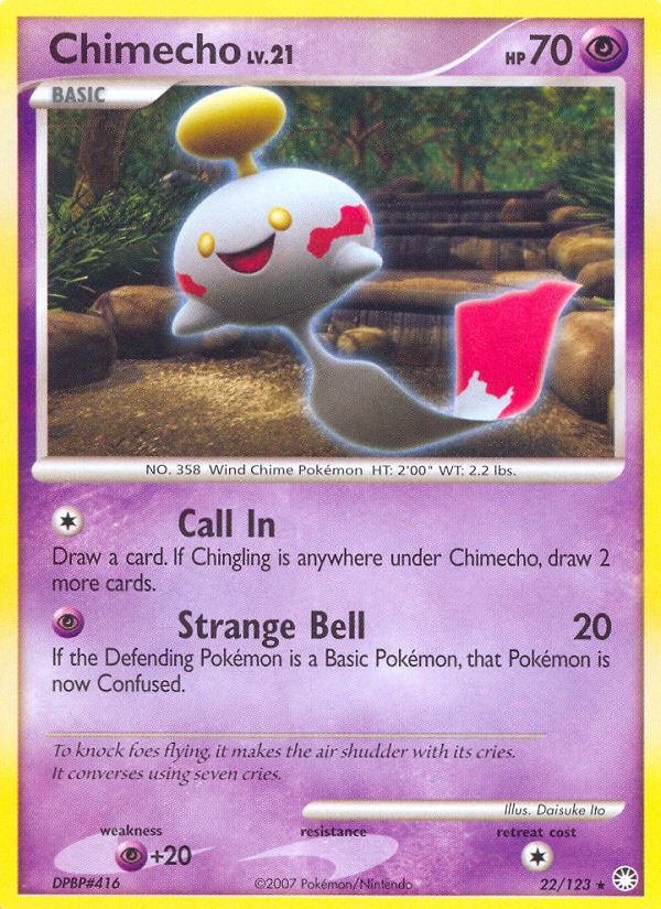 Mysterious Treasures Chimecho #22/123